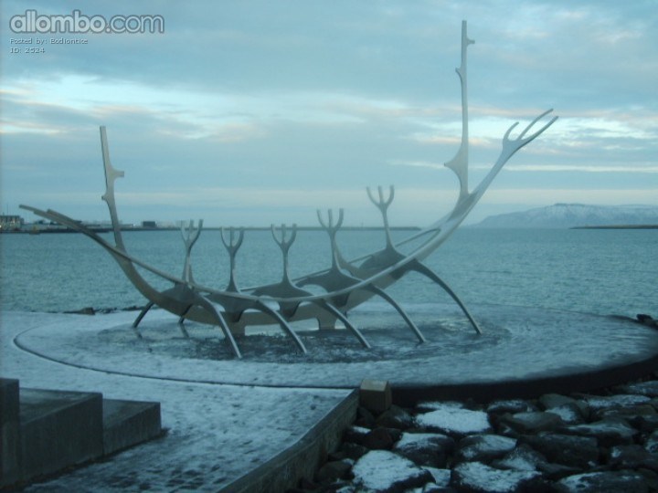 Ancient Viking Boat.