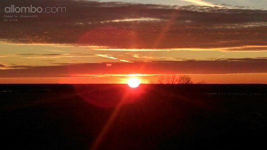 Super sunset. Gretna Nebraska over looking The Elkhorn  and the Platt River...