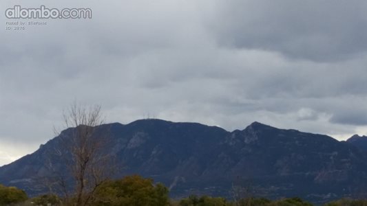 Cheyenne Mountain - from a Safeway car park whilst waiting for a friend.