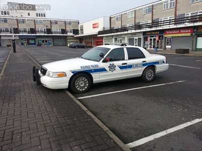American Police car