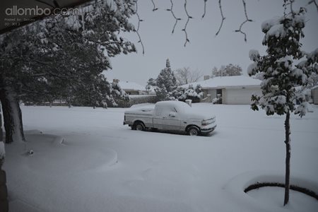 Our recent snow in the desert