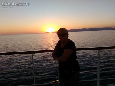 Lovely sunset in the Mediterranean
