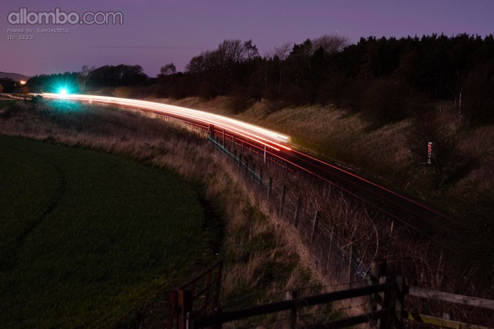 Yes, a WW2 Pillbox is a great place to stand at 1am, this photo was an accidental bonus though.