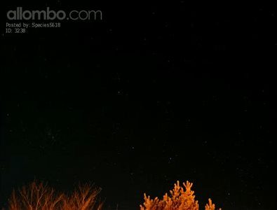 Short Time-Lapse of the stars above my garden.