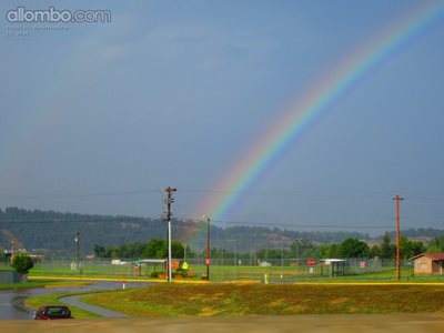 A rainbow!