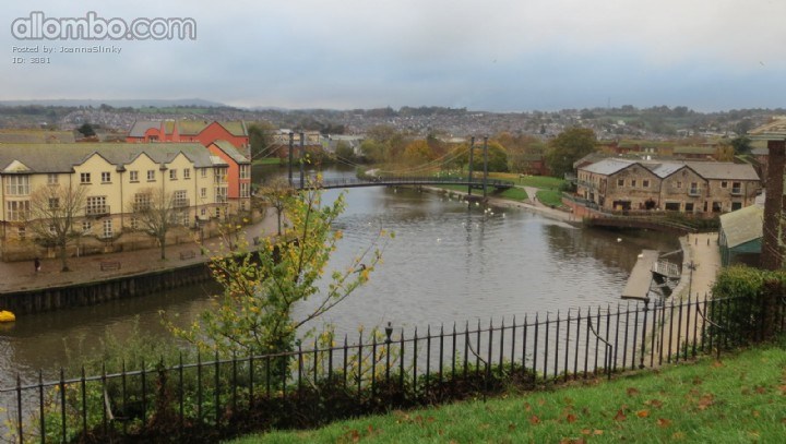 Our version of the Golden Gate Bridge (over the River Exe) .. south view taken from Colleton Crescent.