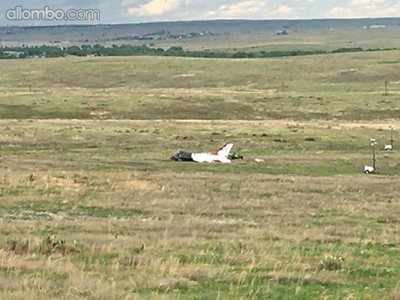 The Thunderbird F-16 is secured and will remain at the El Paso County crash...